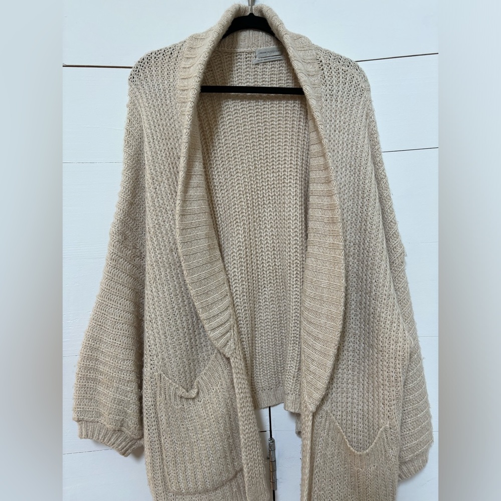 Urban Outfitters cream knit cardigan